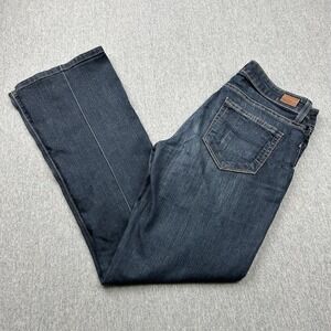 PAIGE Skyline Boot Cut Blue Jeans Womens 29 Dark Wash 30x30 Midrise USA Stretch